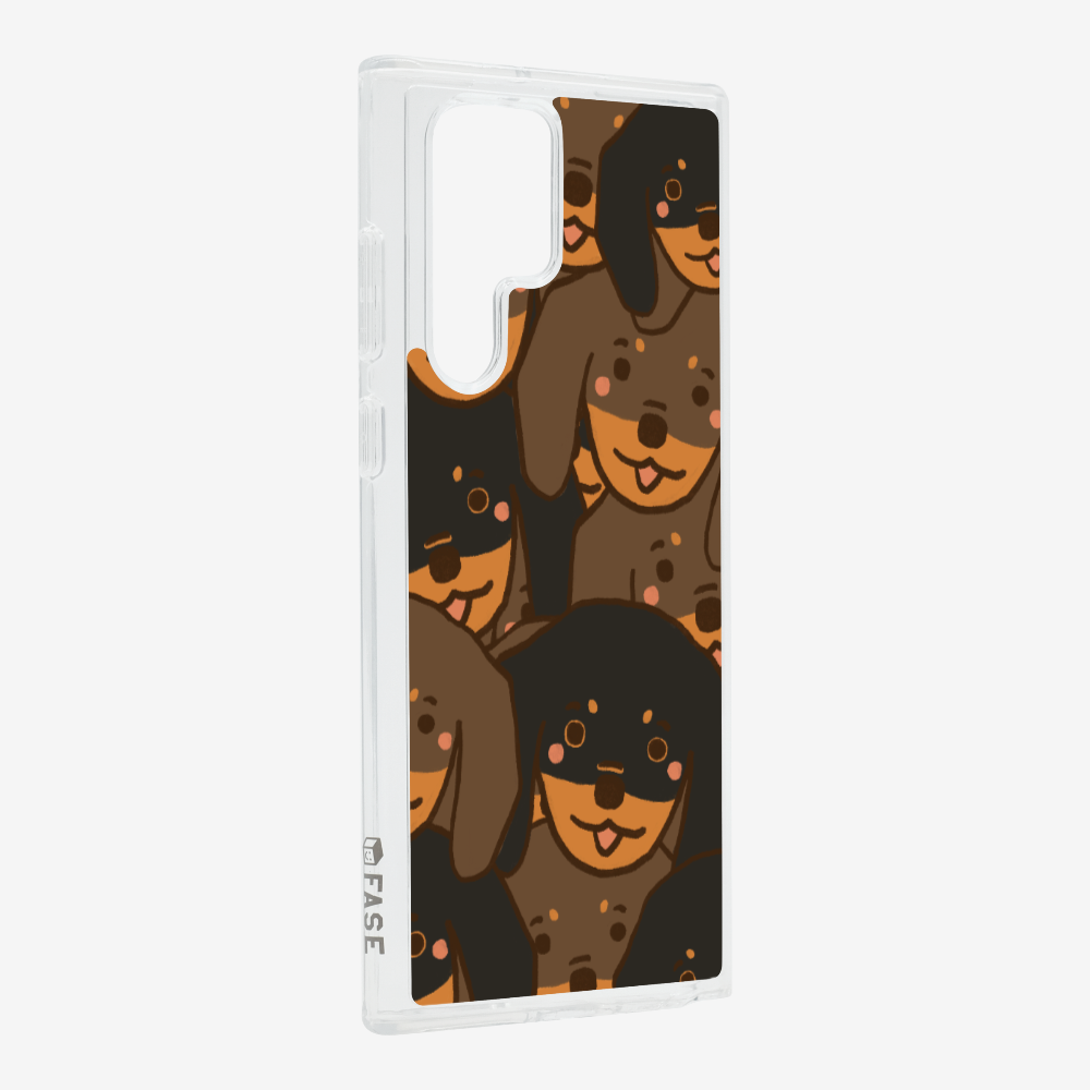 Crowded Dachshund Phone Case