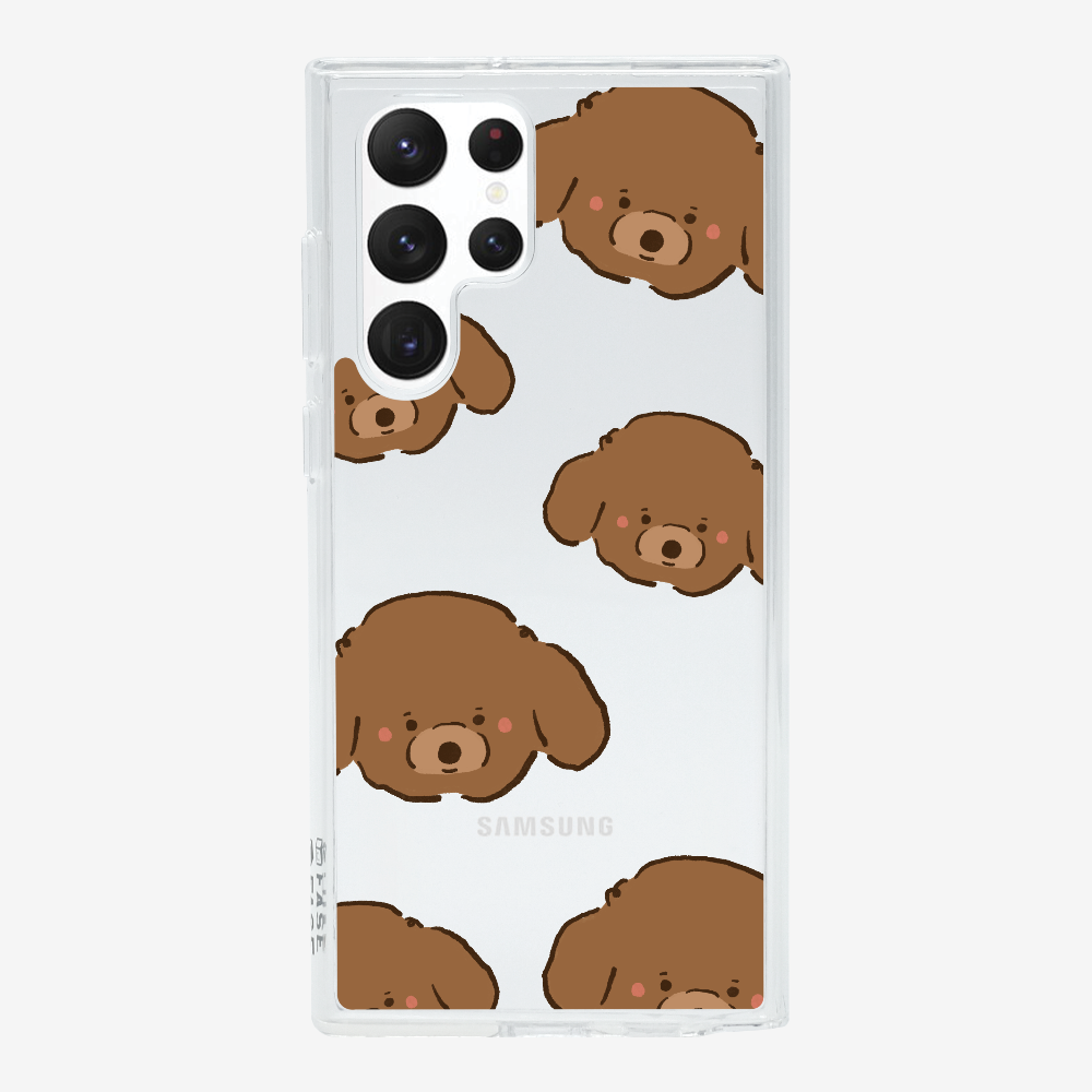 Brown Poodle Wonderland Phone Case