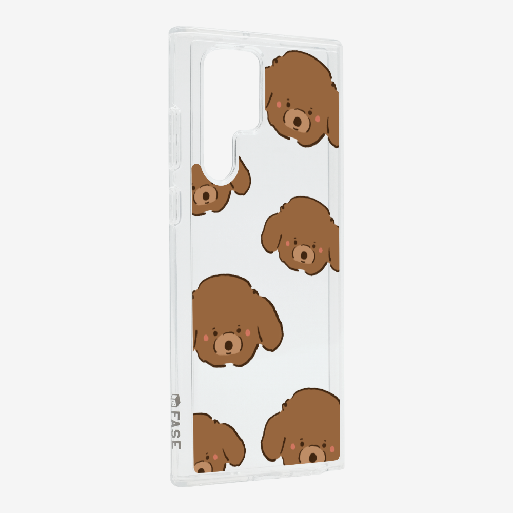 Brown Poodle Wonderland Phone Case