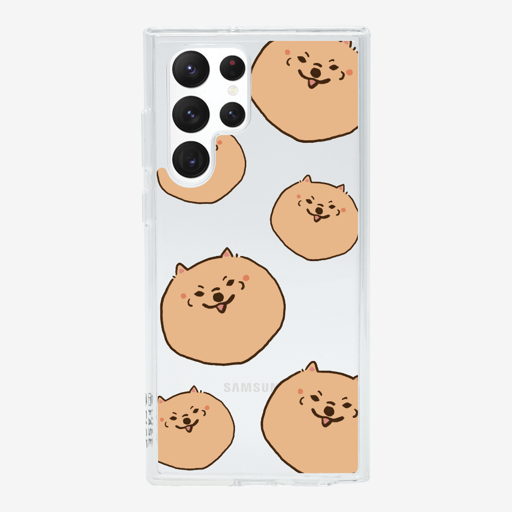 Brown Pomeranian Wonderland Phone Case