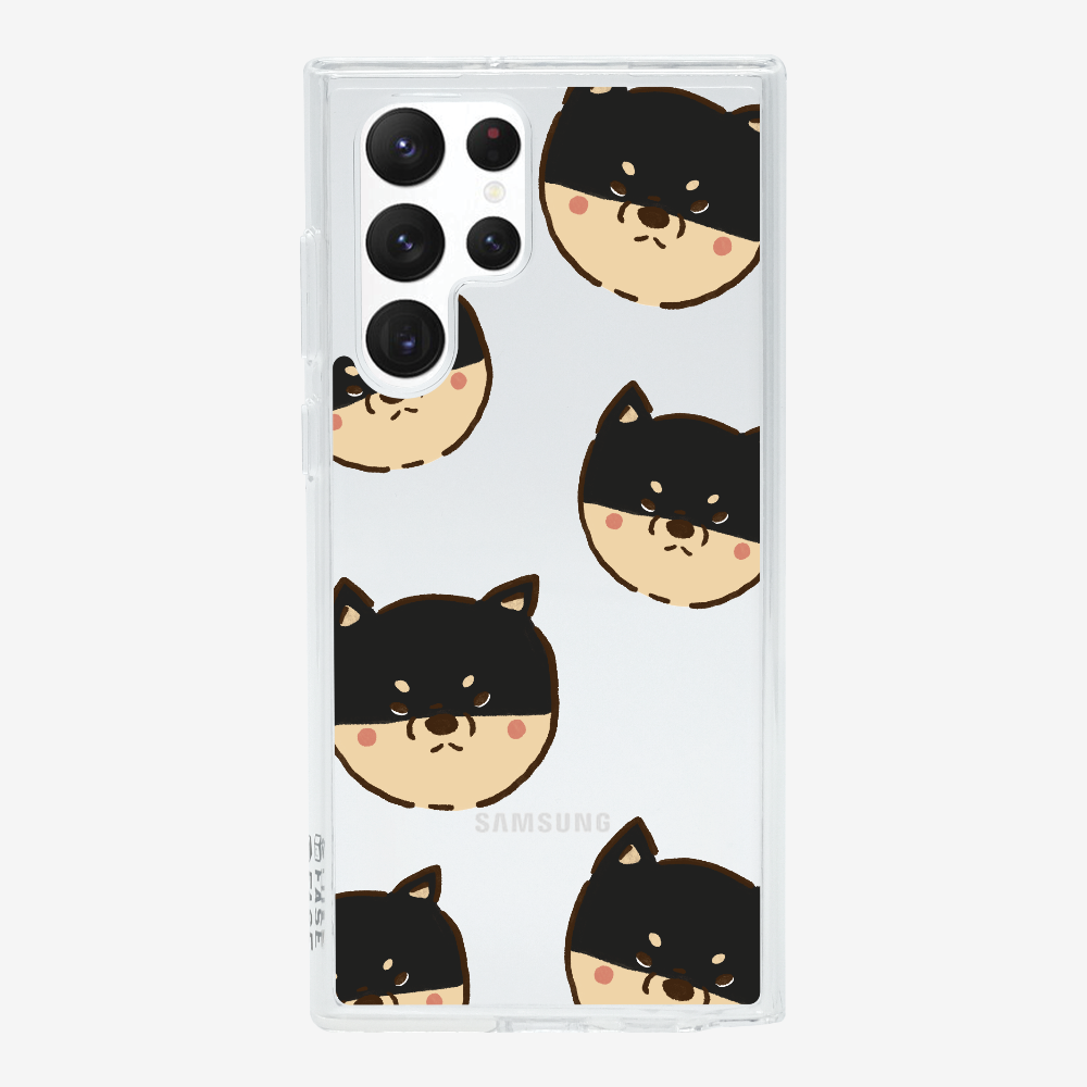 Black Shiba Wonderland Phone Case