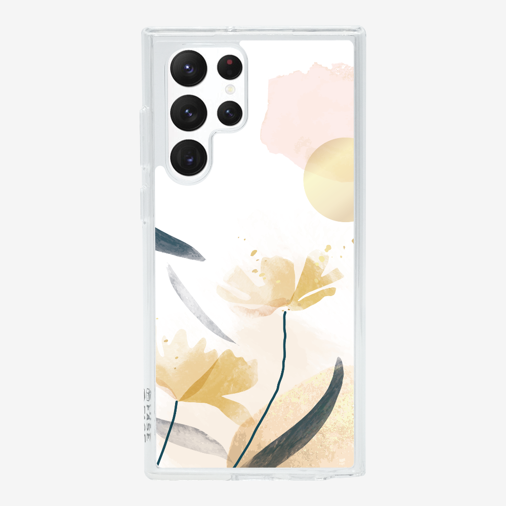 Golden Spring Floral Phone Case