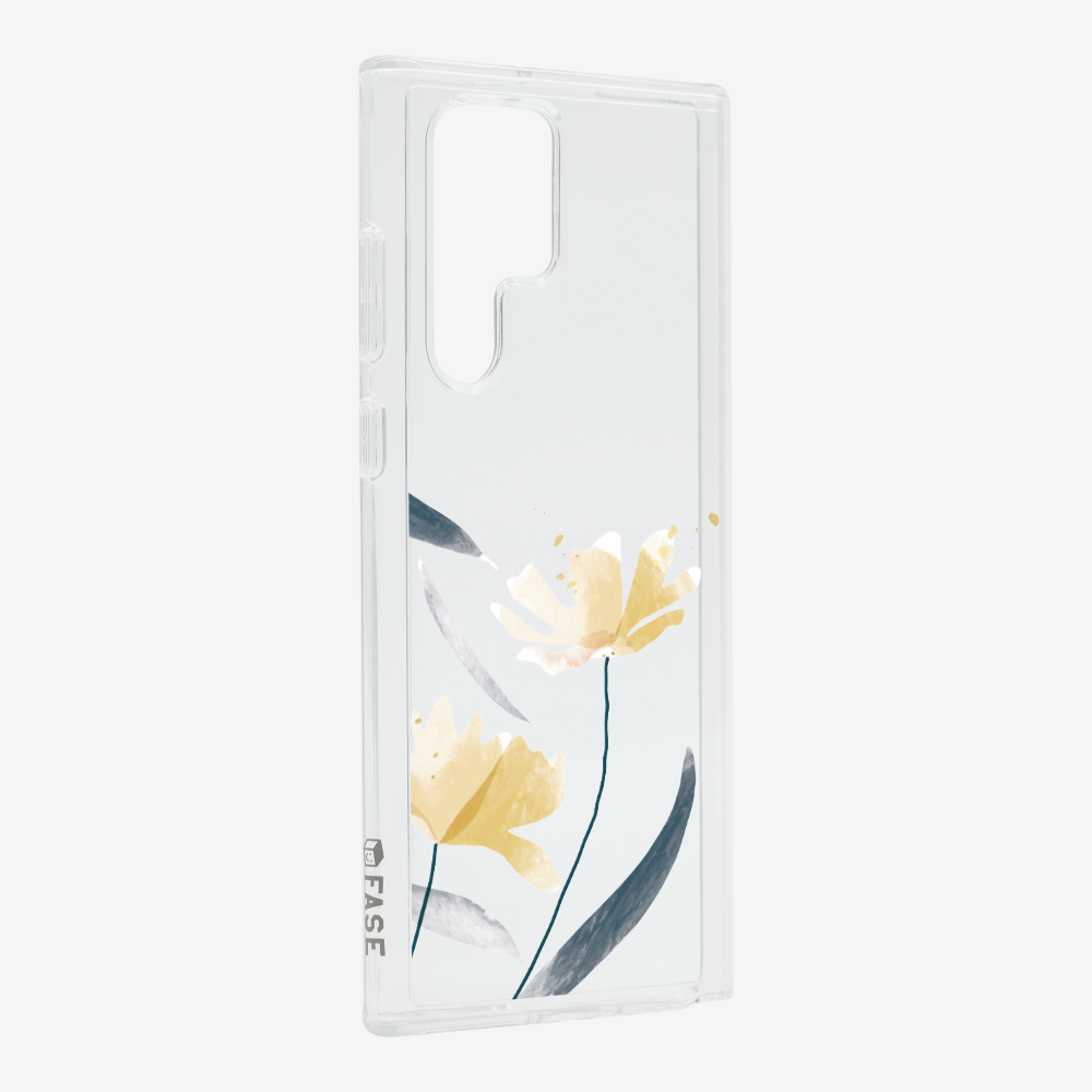 Golden Spring Floral (Transparent) Phone Case