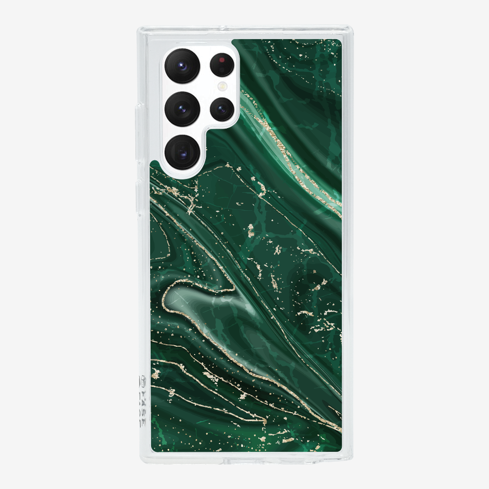 Dark Green Marble Phone Case