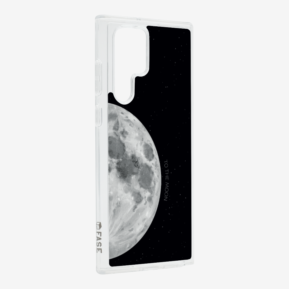 To The Moon (First Quarter) Phone Case