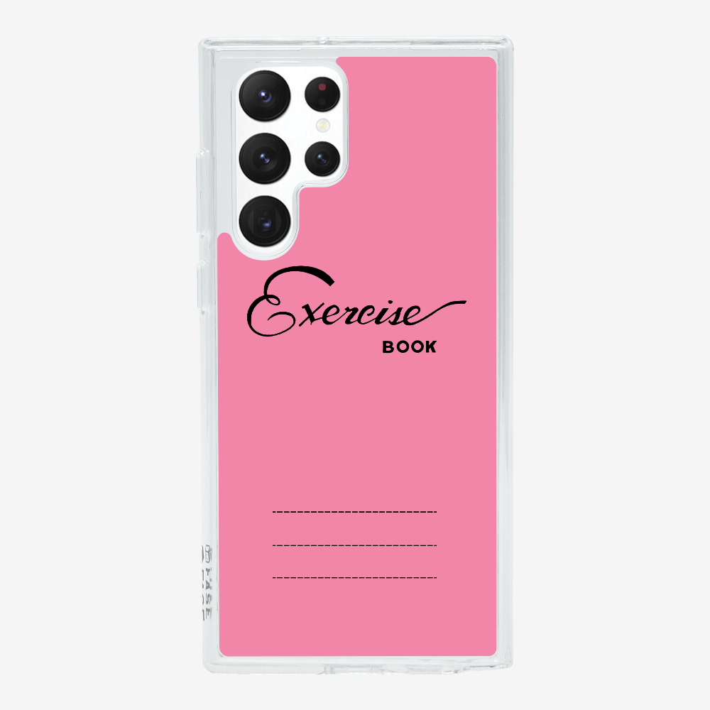 Pink Exercise Book Phone Case