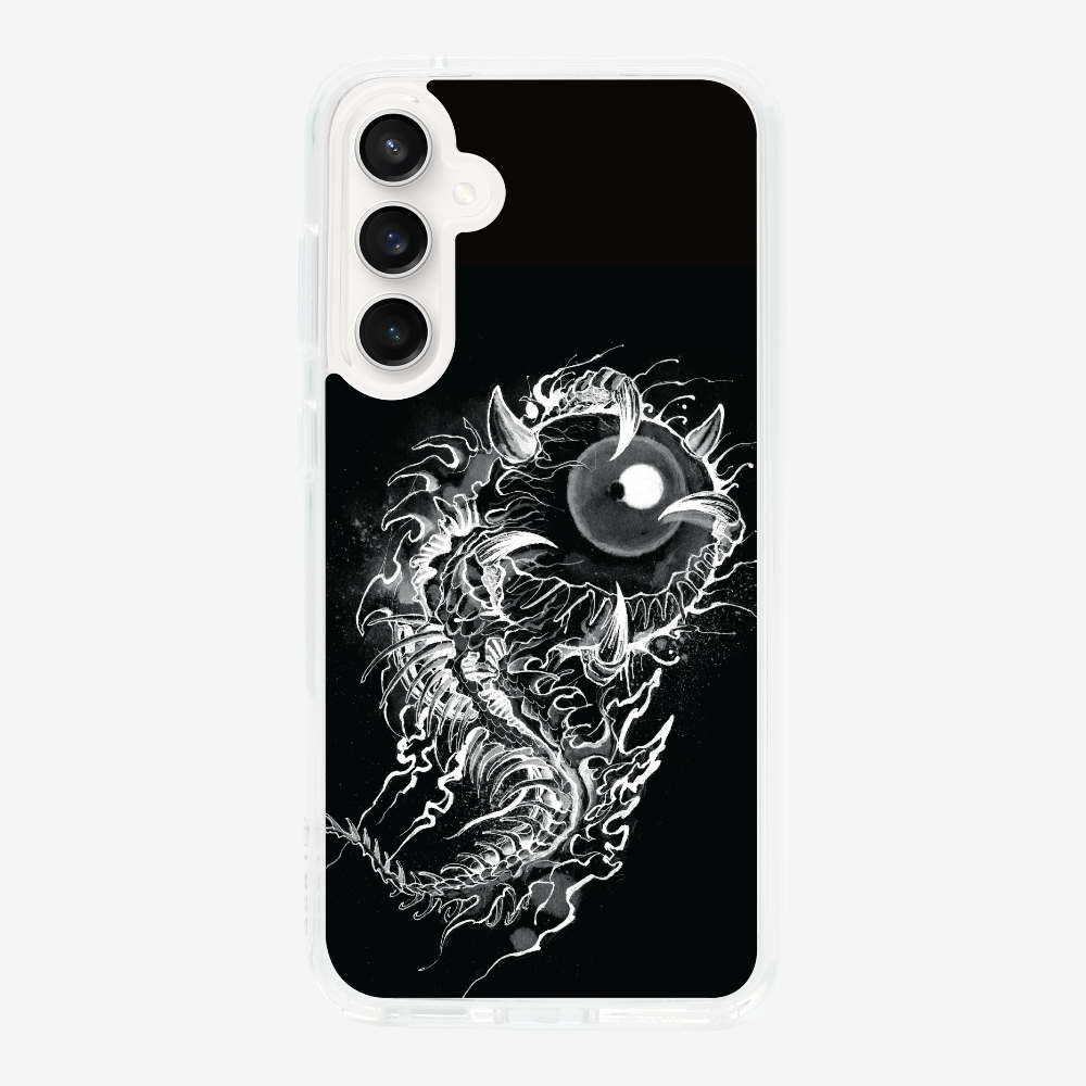 Fish Monster (Black) Phone Case