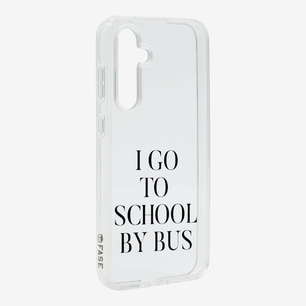 I Go to School by Bus Phone Case