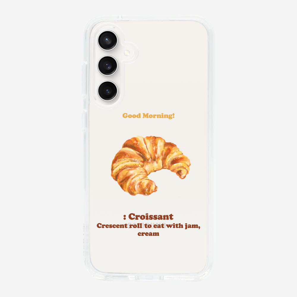 Morning Croissant Phone Case