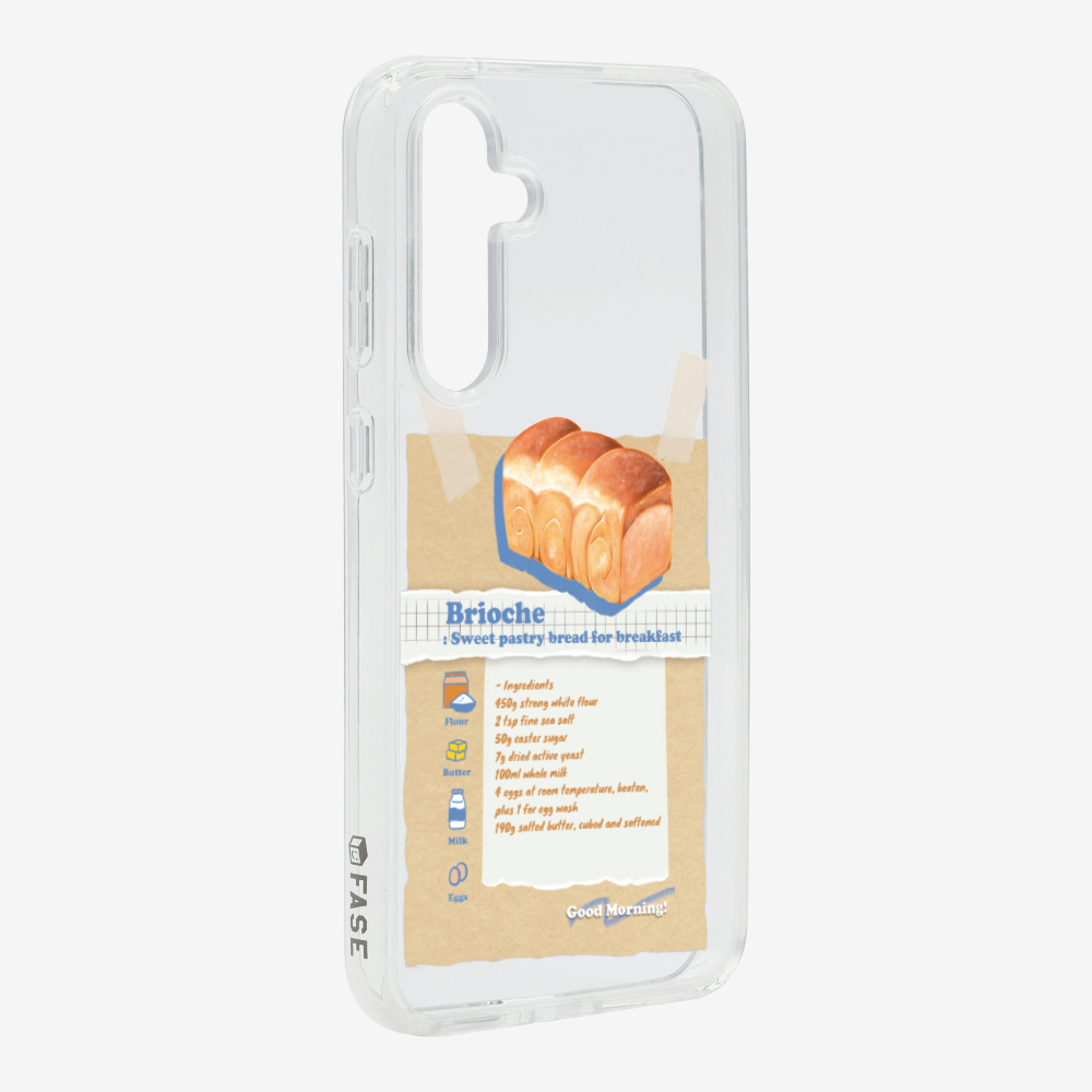 Brioche Bread Recipe Memo Phone Case