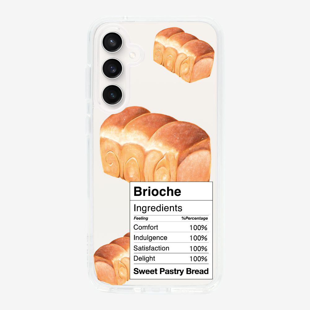 Brioche Bread Recipe Ingredients Phone Case