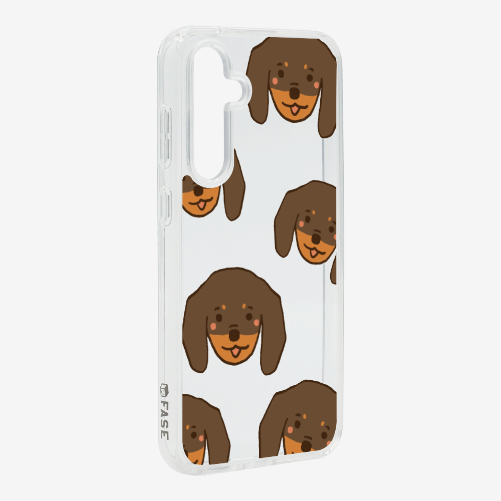 Brown Dachshund Wonderland Phone Case