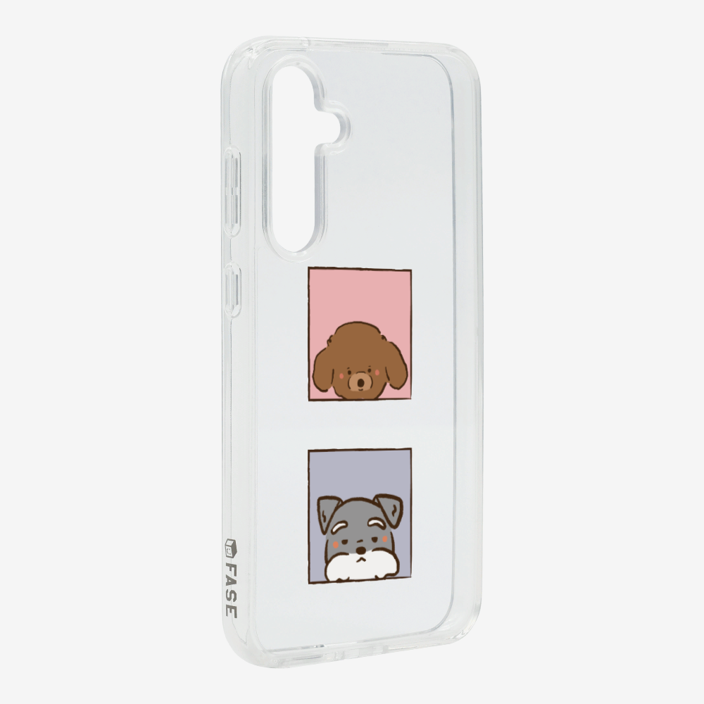 Poodle and Schnauzer Phone Case