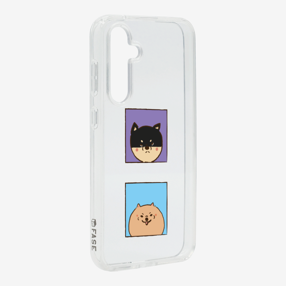 Shiba Inu and Pomeranian Phone Case