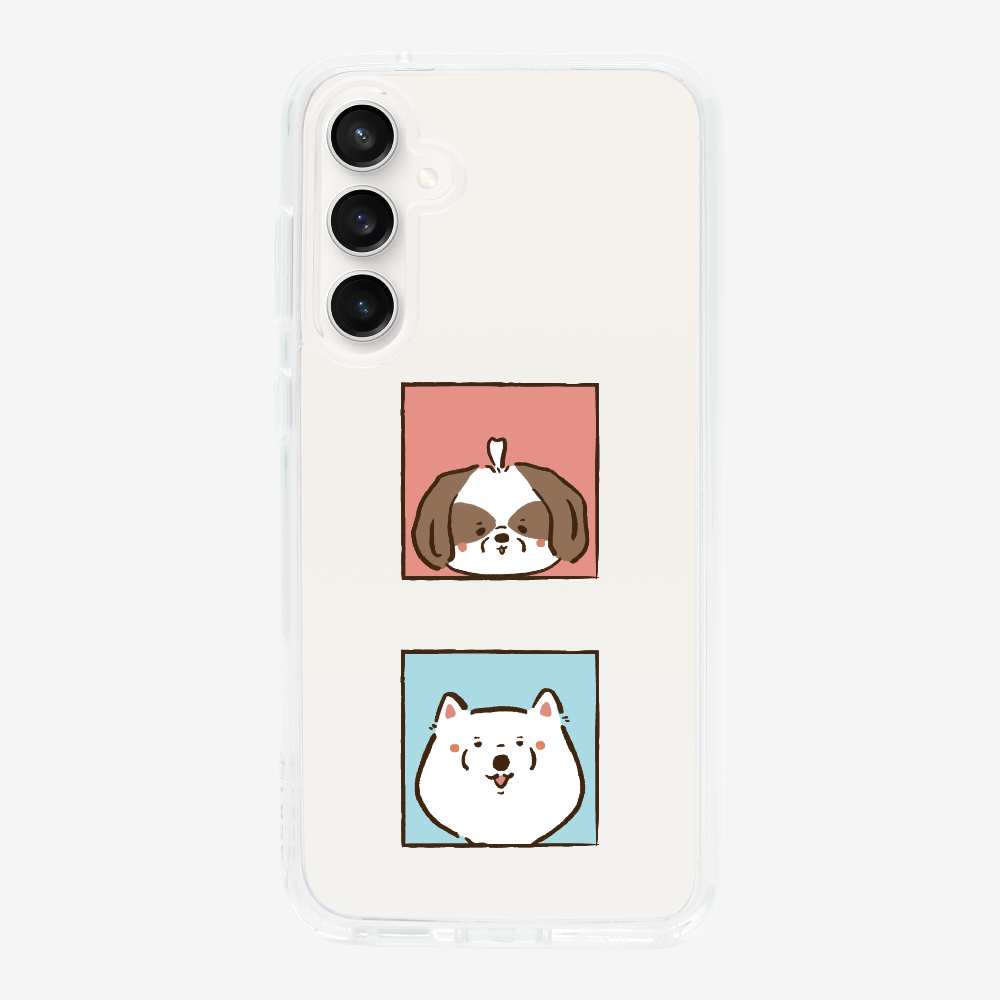 Apso and Samoyed Phone Case