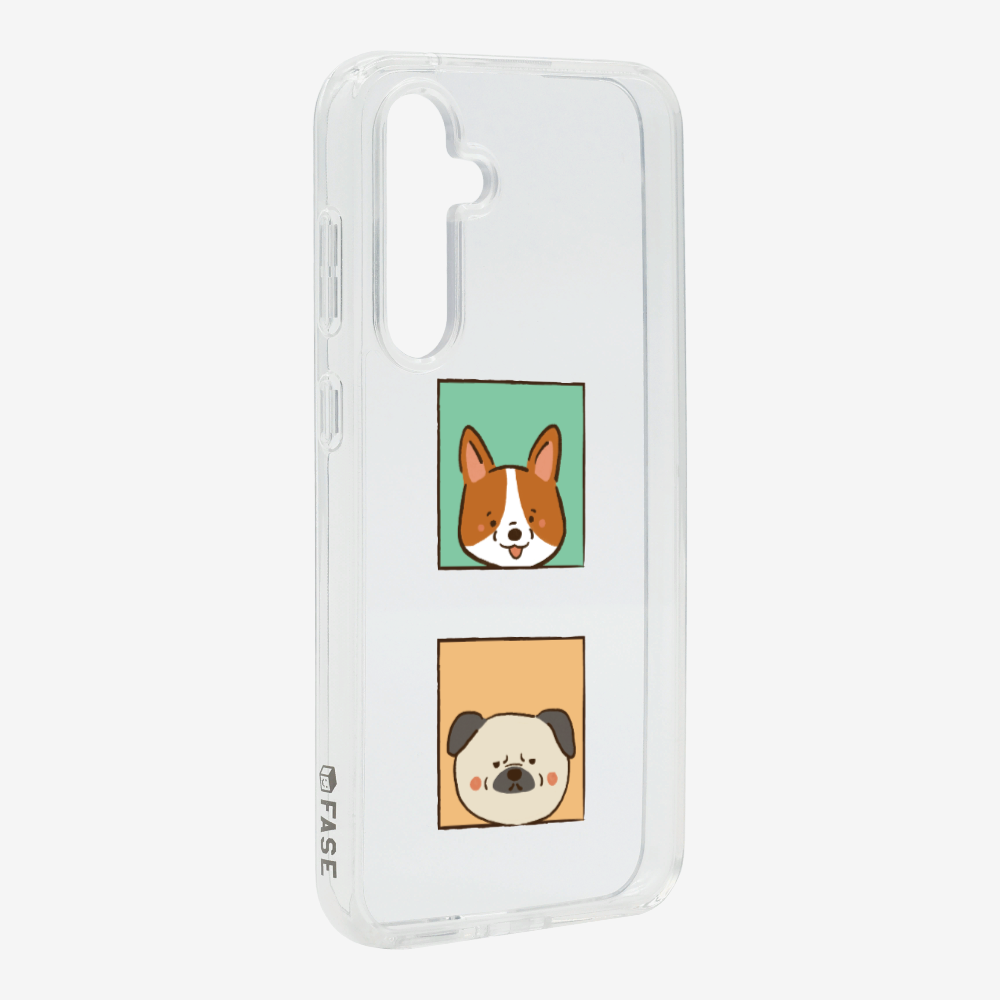 Corgi and Pug Phone Case