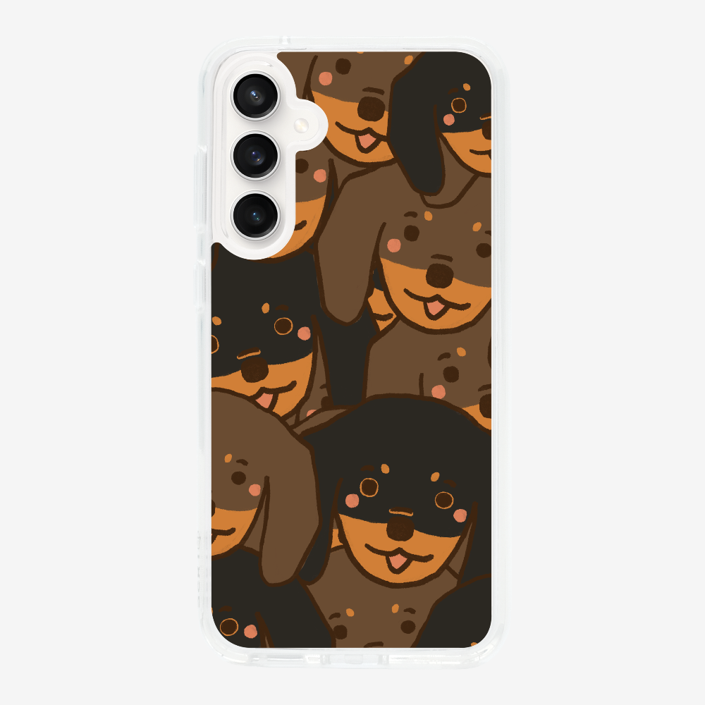 Crowded Dachshund Phone Case