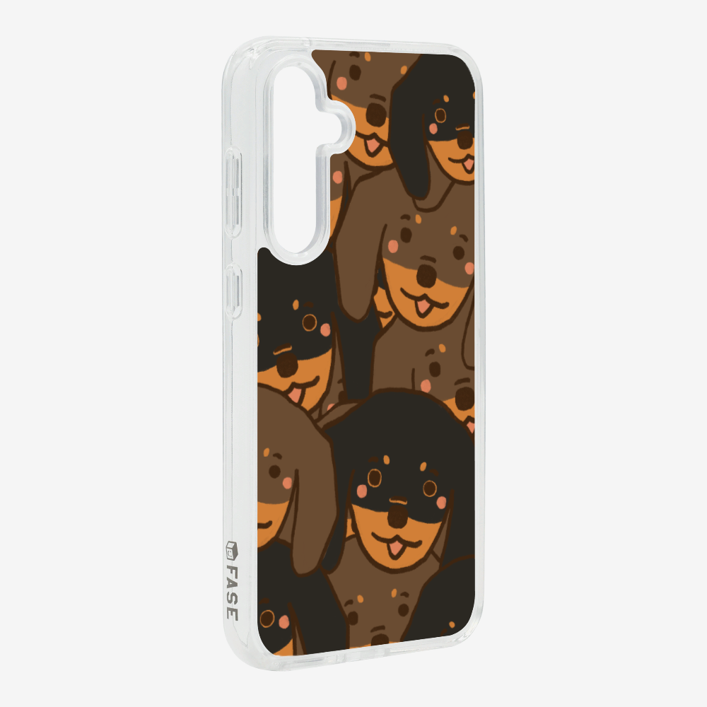 Crowded Dachshund Phone Case