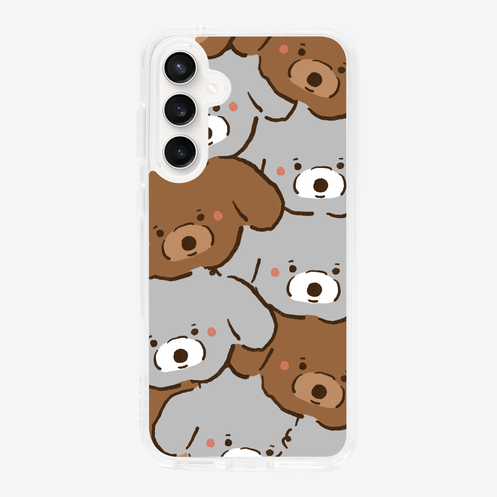 Crowded Poodle Phone Case