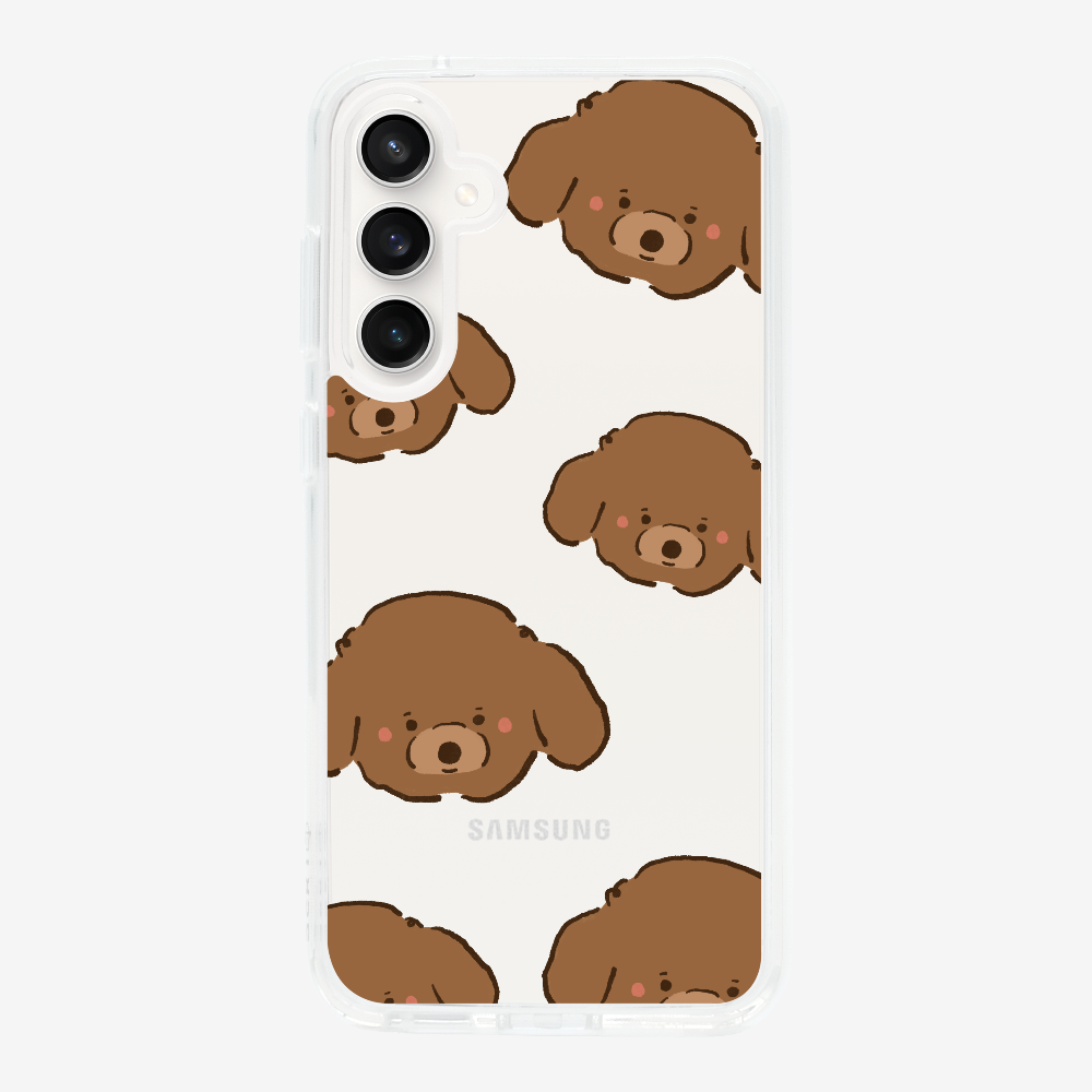 Brown Poodle Wonderland Phone Case