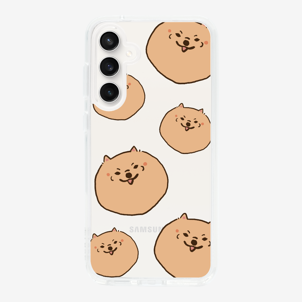 Brown Pomeranian Wonderland Phone Case