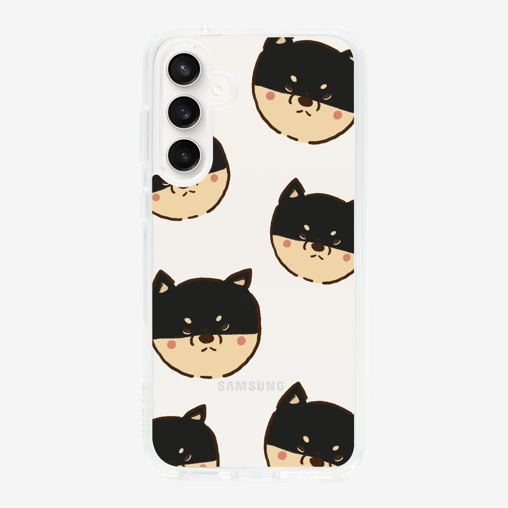 Black Shiba Wonderland Phone Case