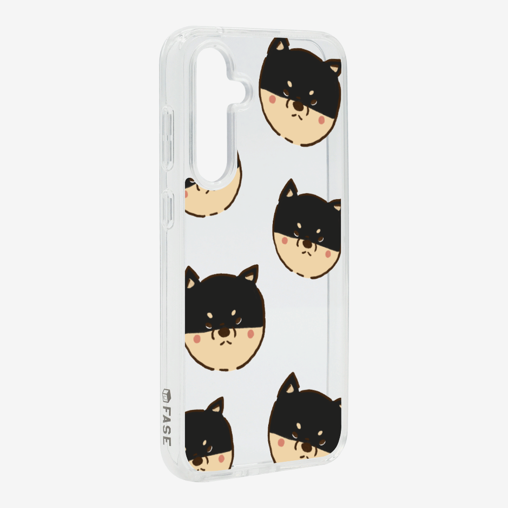 Black Shiba Wonderland Phone Case