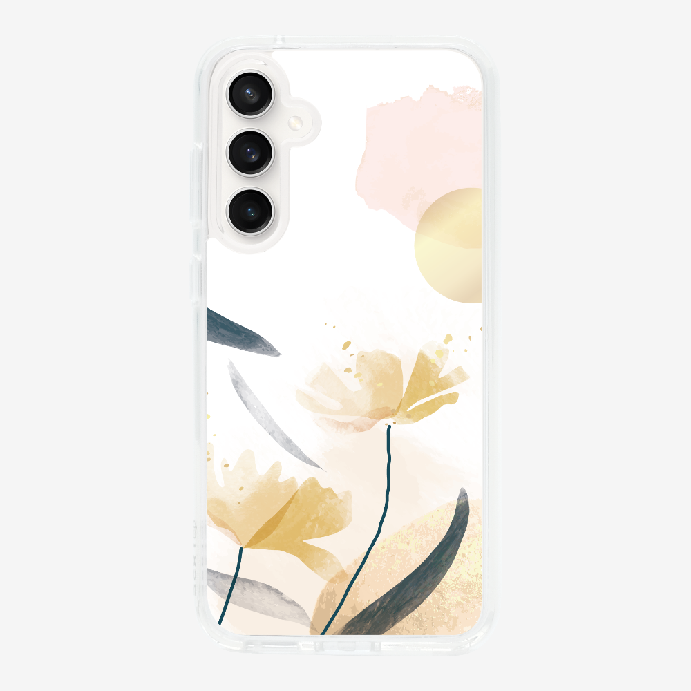 Golden Spring Floral Phone Case