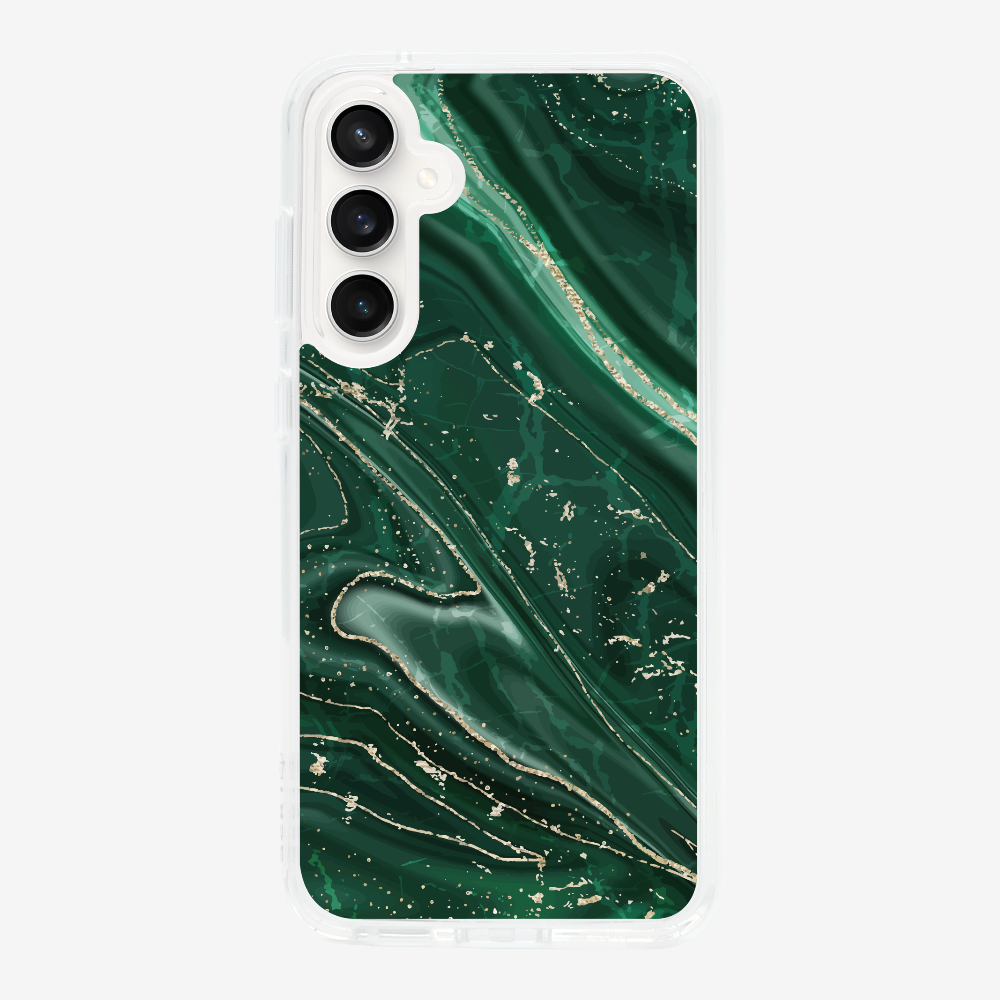 Dark Green Marble Phone Case