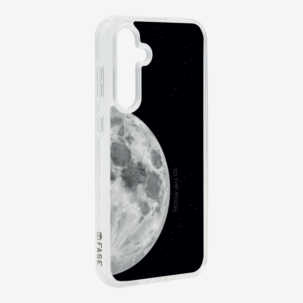 To The Moon (First Quarter) Phone Case