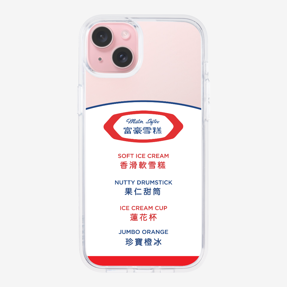 Mister Softee The Menu Phone Case