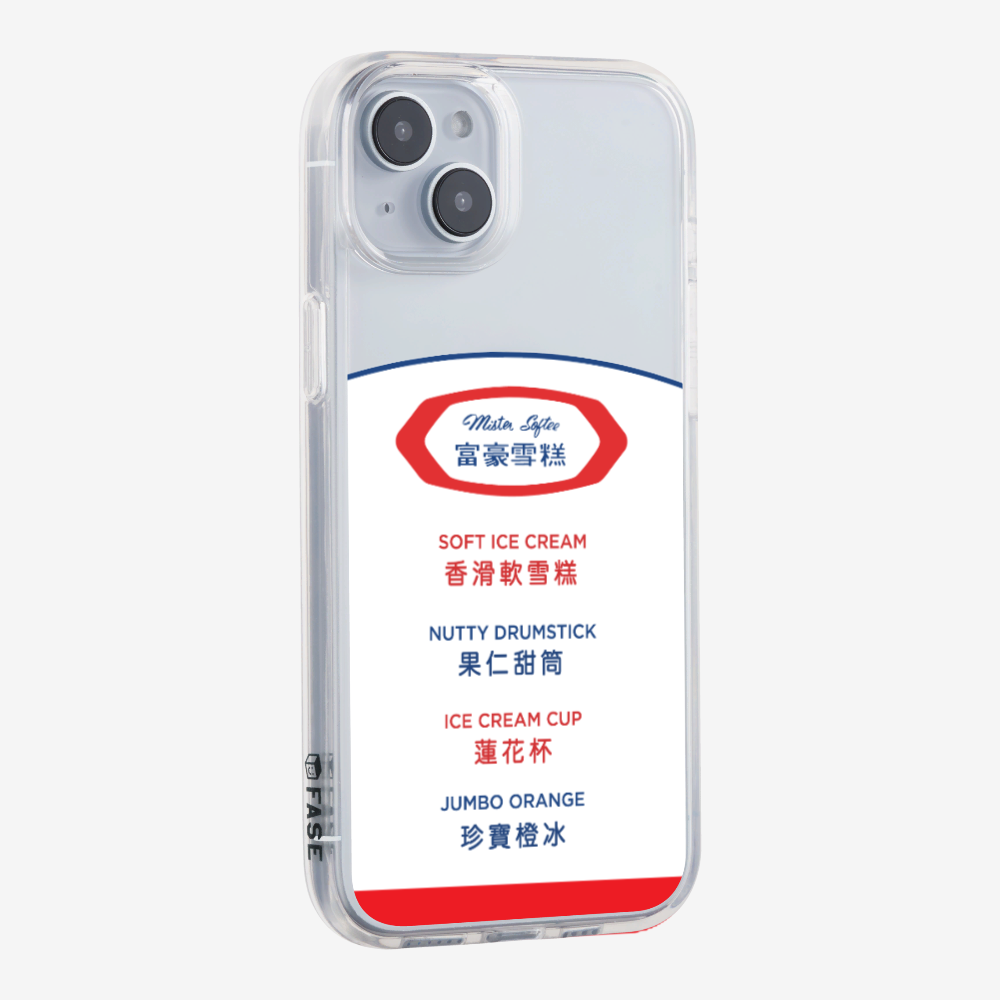 Mister Softee The Menu Phone Case