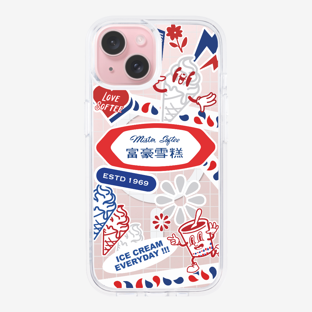 Mister Softee Sticker Pack A Phone Case