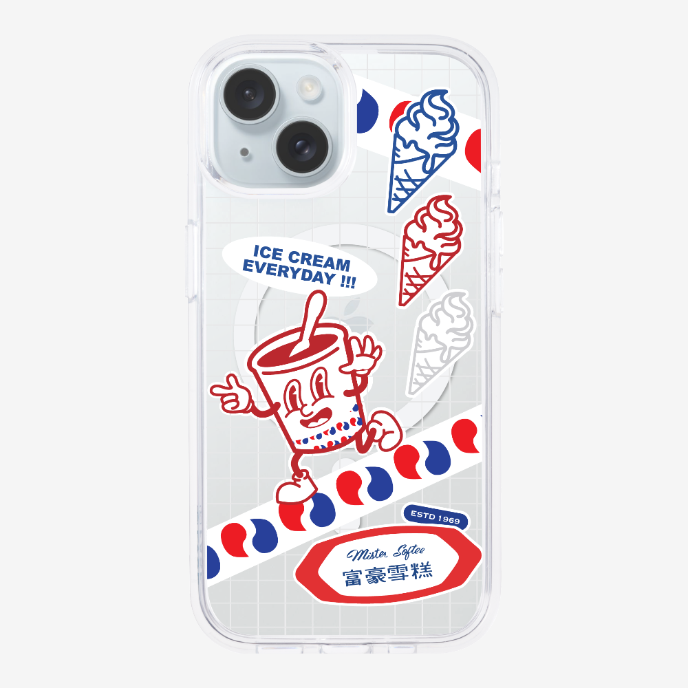 Mister Softee Sticker Pack B Phone Case