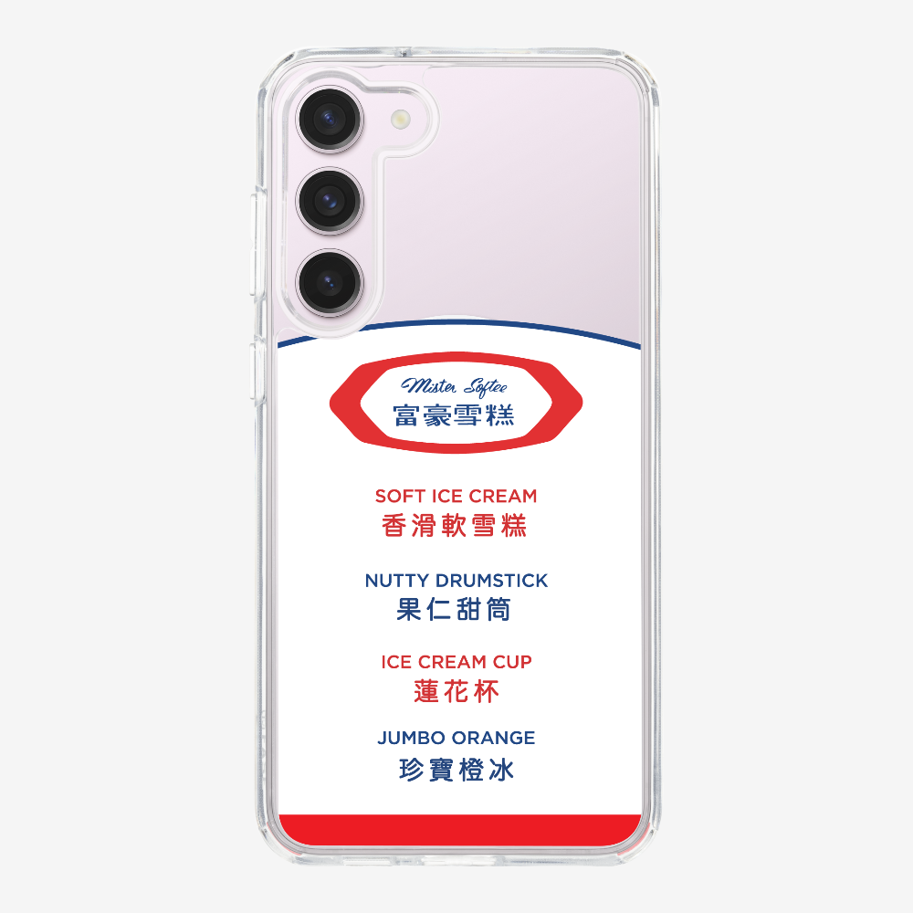 Mister Softee The Menu Phone Case