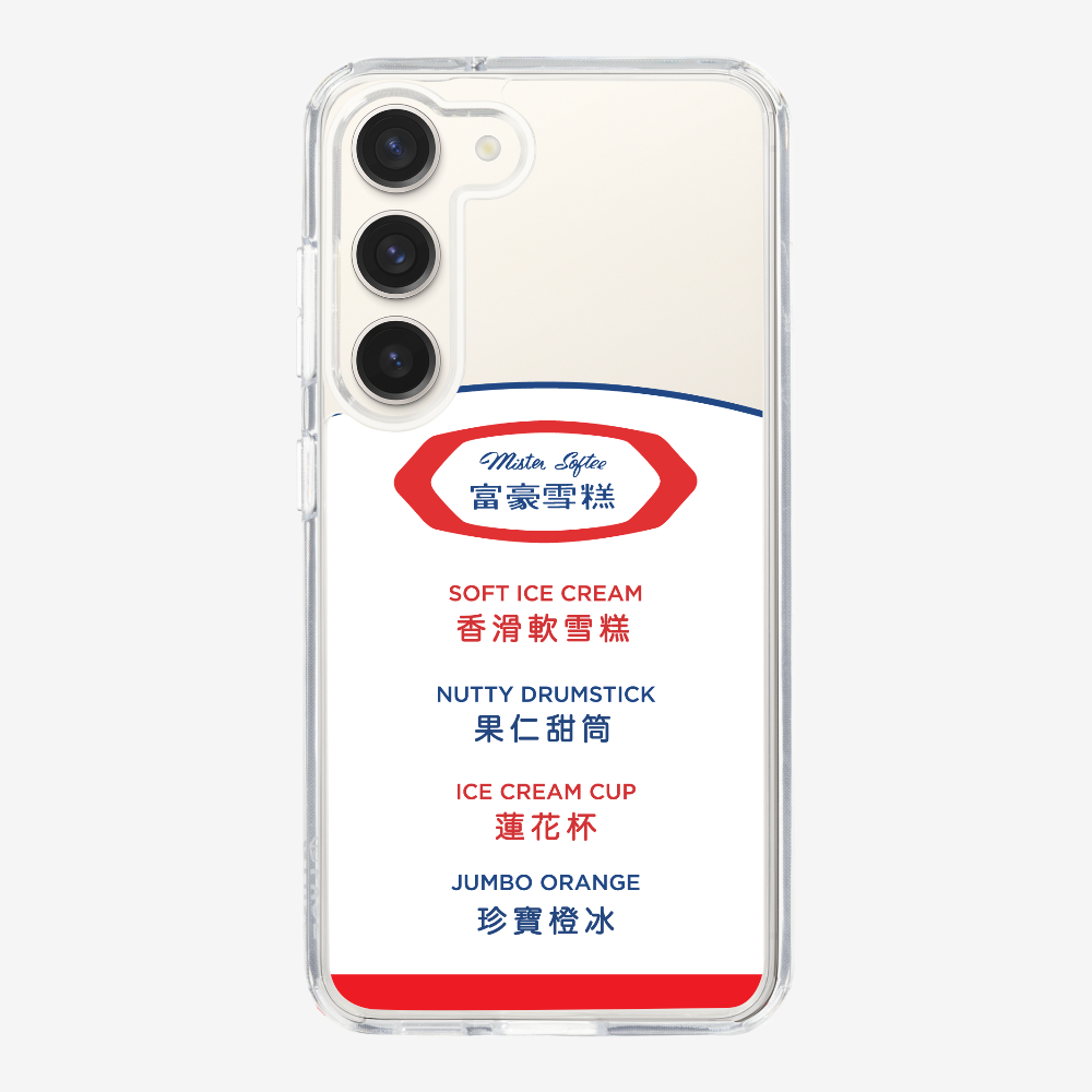 Mister Softee The Menu Phone Case