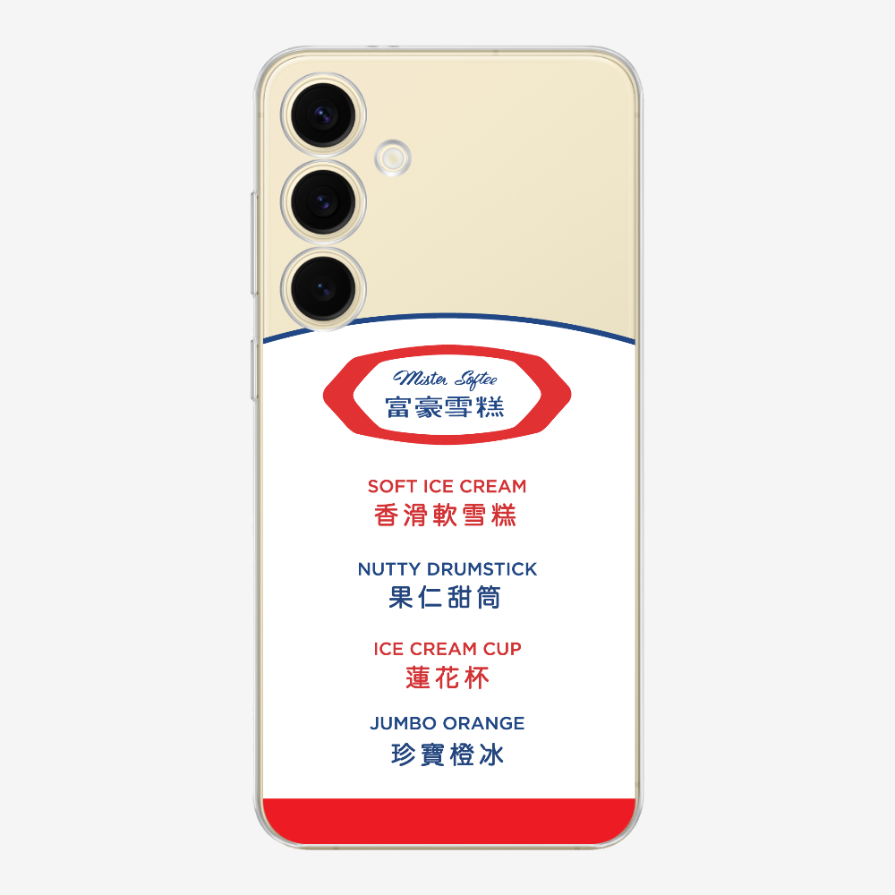 Mister Softee The Menu Phone Case