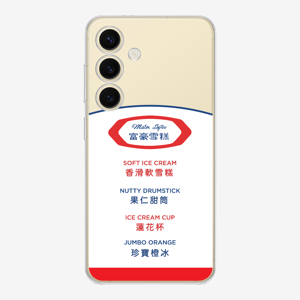 Mister Softee The Menu Phone Case