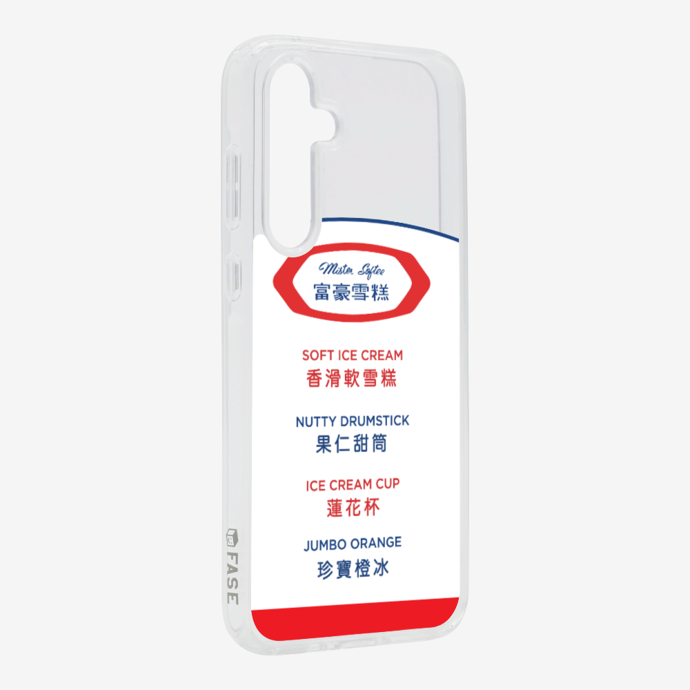 Mister Softee The Menu Phone Case