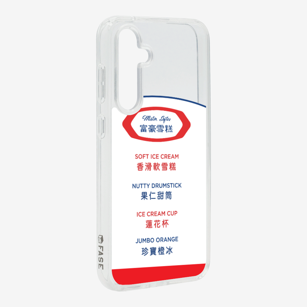 Mister Softee The Menu Phone Case