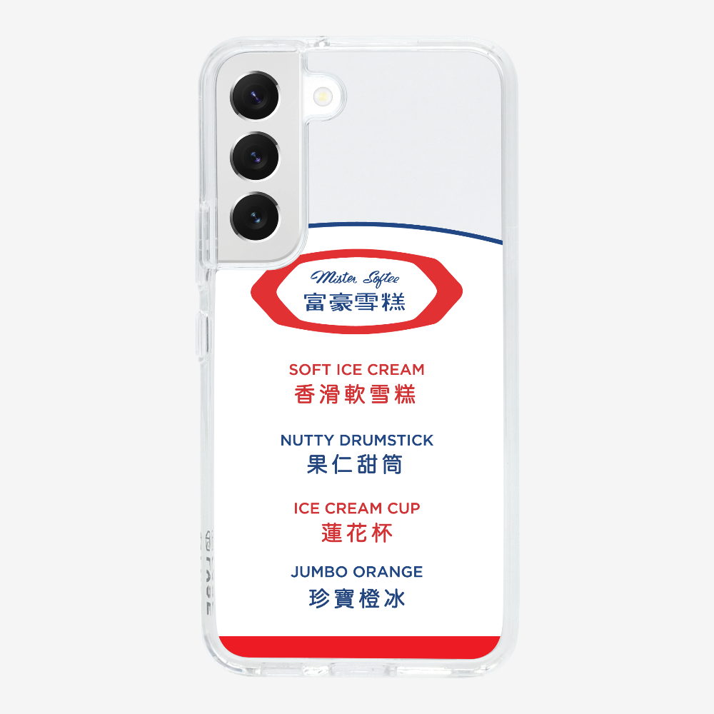 Mister Softee The Menu Phone Case