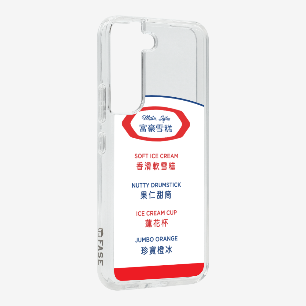 Mister Softee The Menu Phone Case