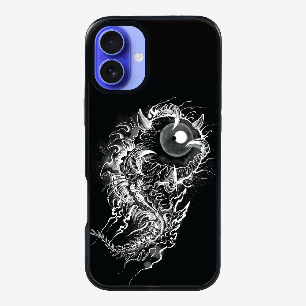 Fish Monster (Black) Phone Case