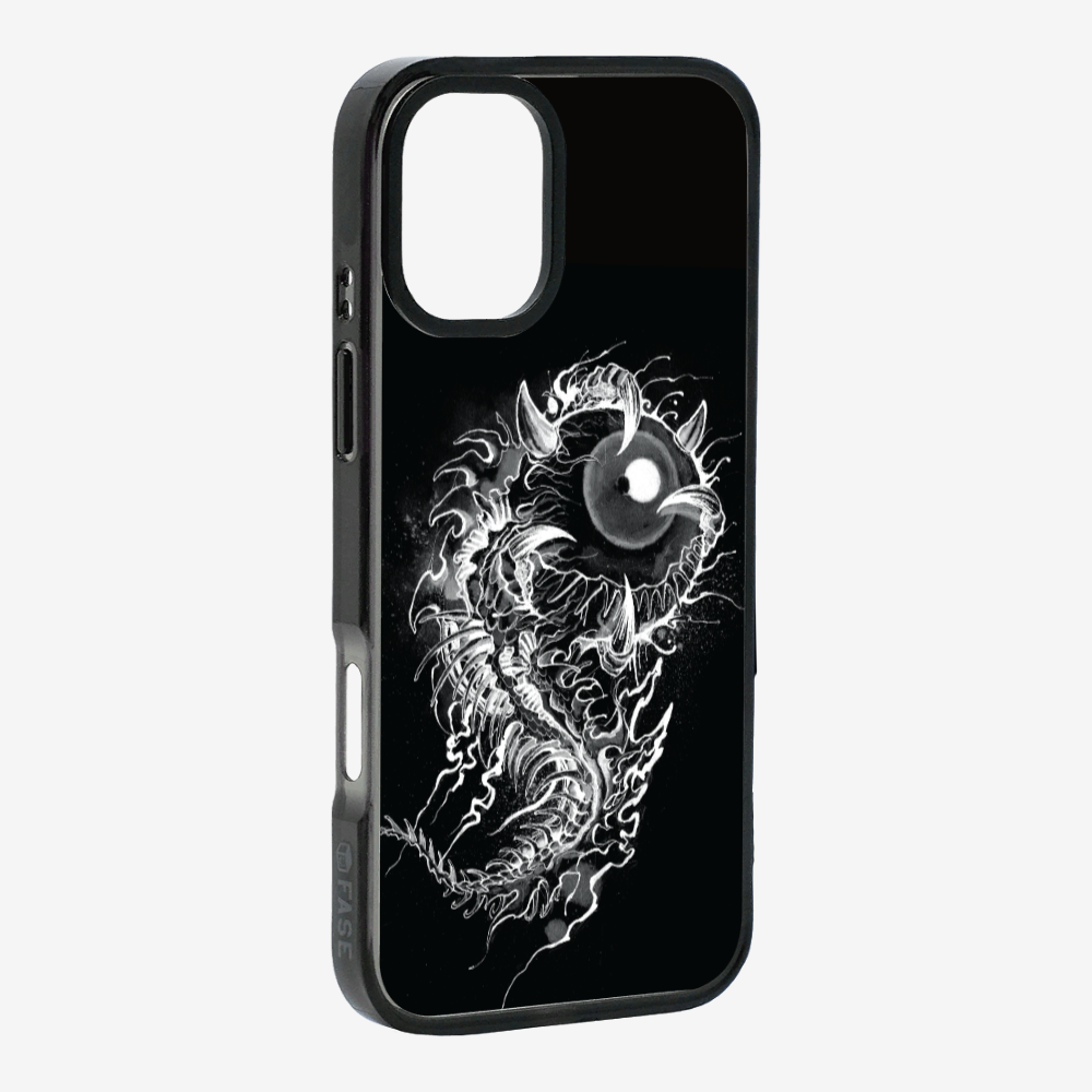 Fish Monster (Black) Phone Case