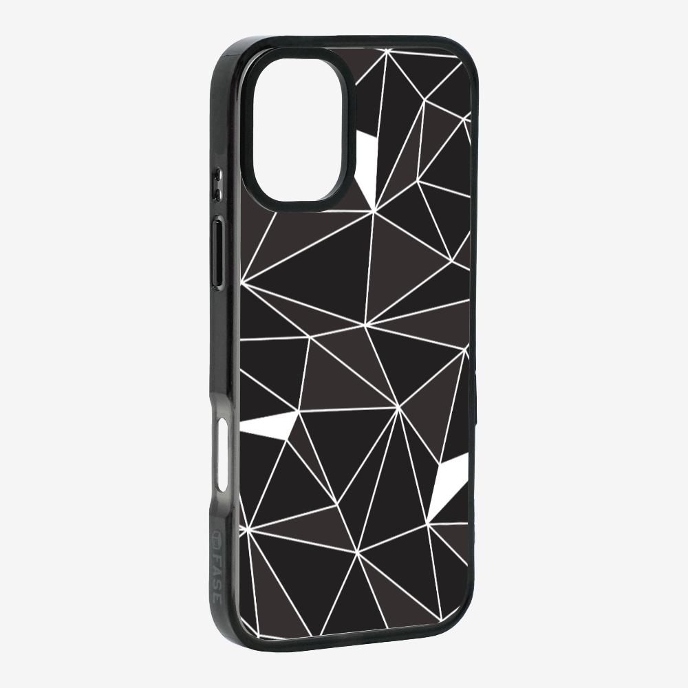 Black & White Polygon Phone Case