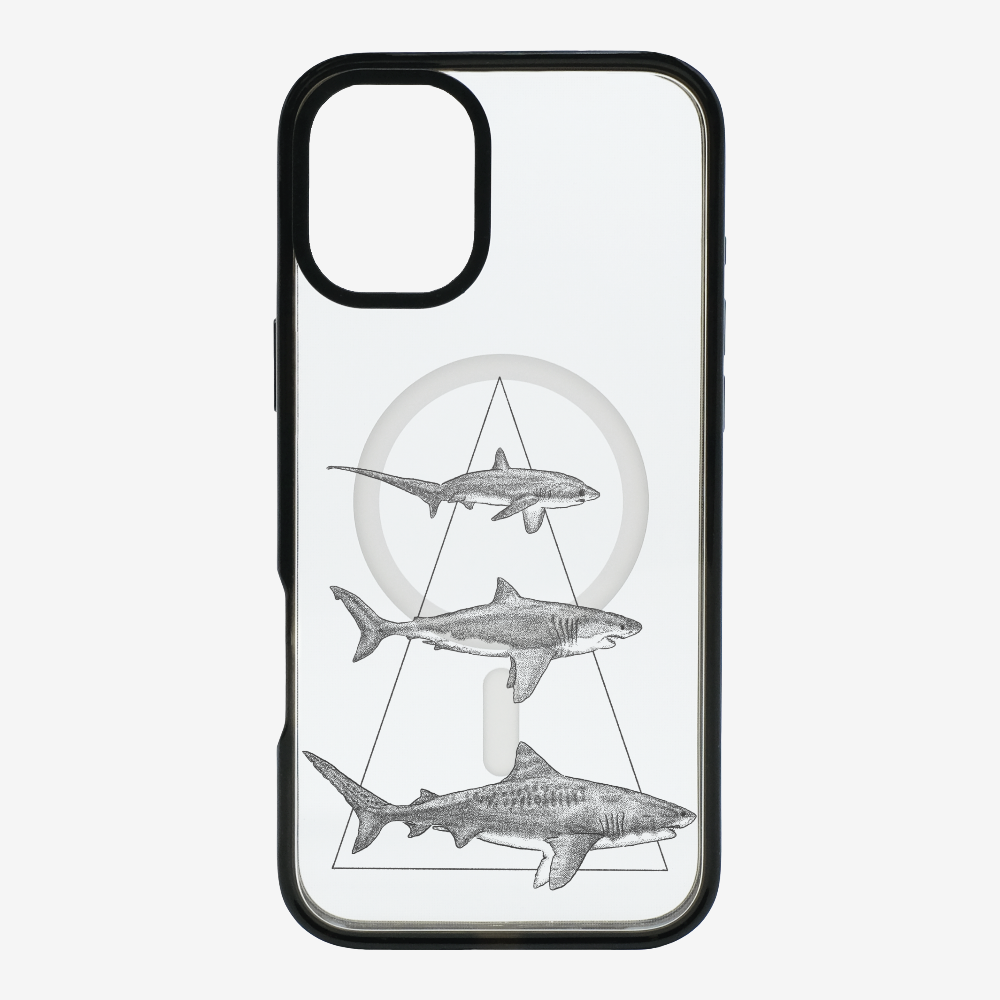 Illustration of Sharks Phone Case