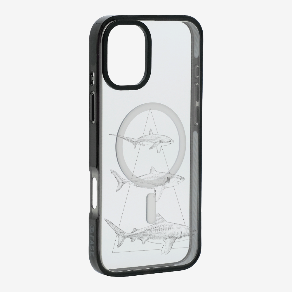 Illustration of Sharks Phone Case