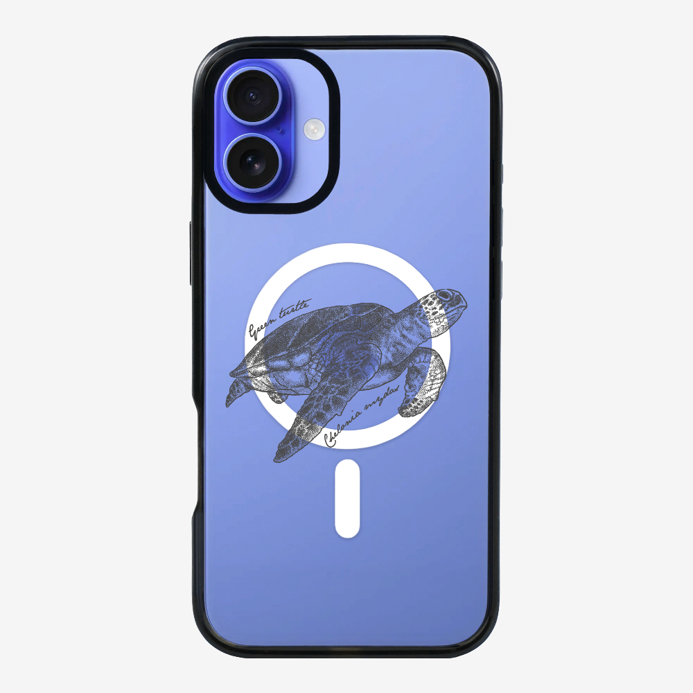 Green Turtle (Chelonia mydas) Phone Case