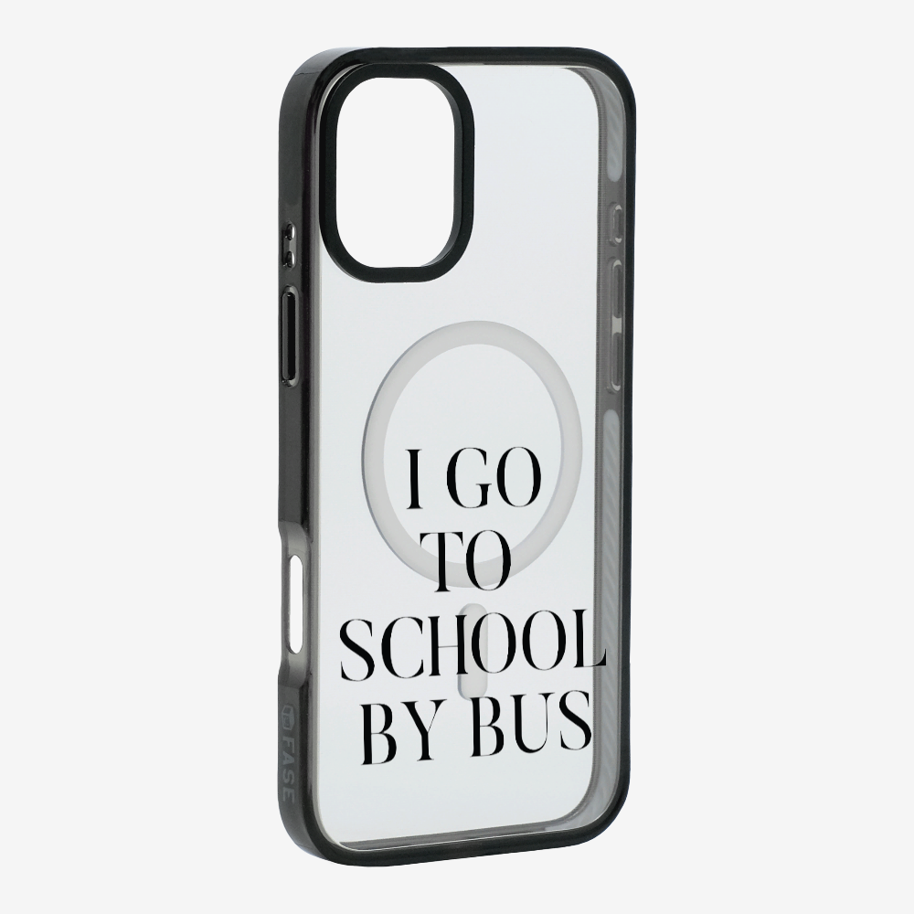 I Go to School by Bus Phone Case