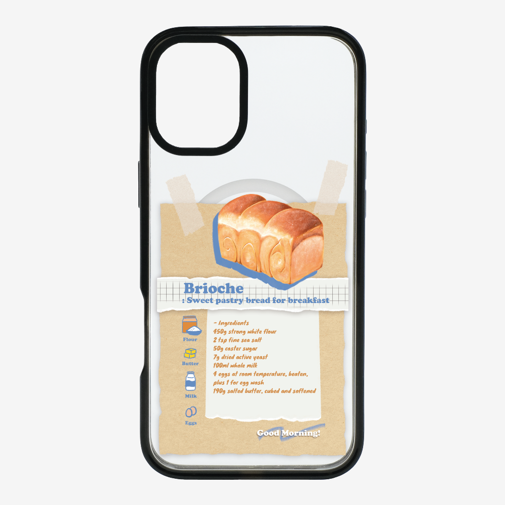 Brioche Bread Recipe Memo Phone Case